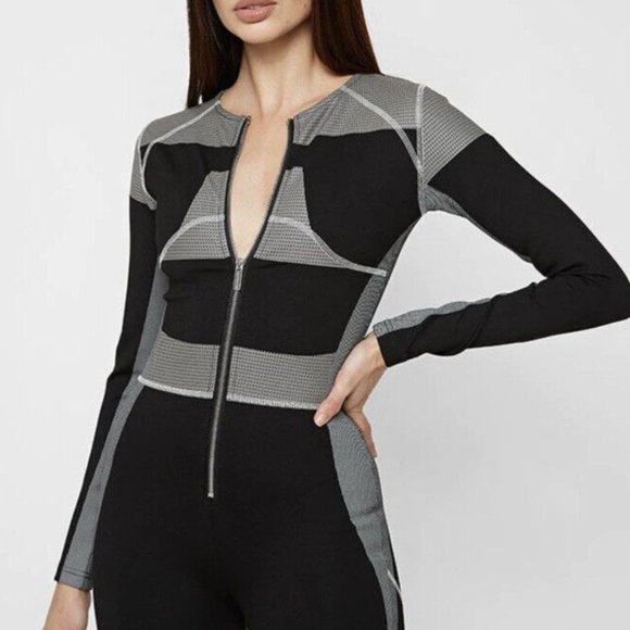 Maniere De Voir Technical Print Jumpsuit - Never Worn - US SIZE 4 - Picture 5 of 7